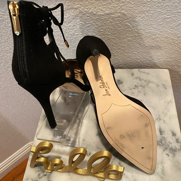 Black suede heels - Picture 5 of 12